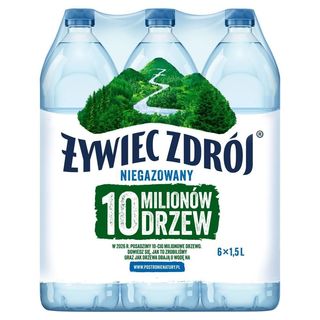 Żywiec Zdrój Niegazowany Woda źródlana 6 x 1,5 l