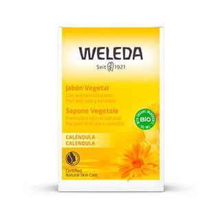Jabón vegetal de caléndula 100g Weleda (4001638098946)