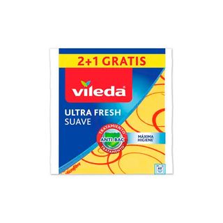 Bayeta Suave Vileda Amarilla Máxima Absorción 2+1 Uds (135256)