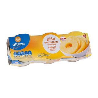 Piña Jugo Rodajas Alteza 3X137G