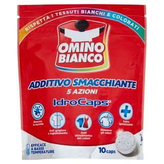 Omino Bianco Additivo Smacchiante Idrocaps 10 Caps 200 G