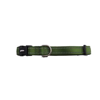 Gotoo Collar de nylon reflectante verde para perros