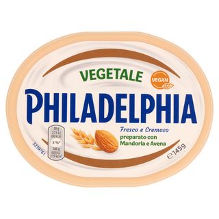 Philadelphia Vegetale preparazione spalmabile a base di Mandorla e Avena - 145g - 7622201764692