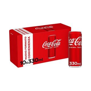 Coca Cola Lattina Sleek Cl.33 X10