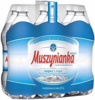 Woda Muszynianka 6 x 1 L gazowana