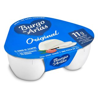 Queso Fresco Natural Burgo De Arias Tarrina 3 X 72 G