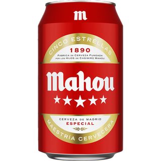 Cerveza 5 Estrellas, Lata 330 Ml