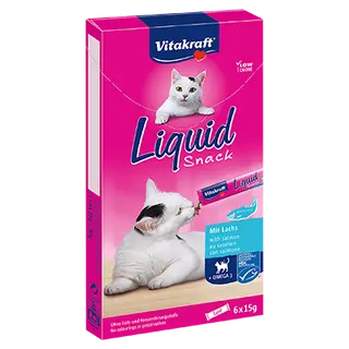 Liquid Snack De Salmon Gatos Vitakraft 90 G