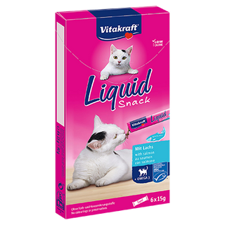 Liquid Snack De Salmon Gatos Vitakraft 90 G