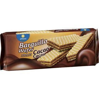 Galletas Barquillo Rellenas De Chocolate, Paquete 200 G