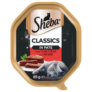Sheba Karma dla kota z wołowiną, tacka, 85 g