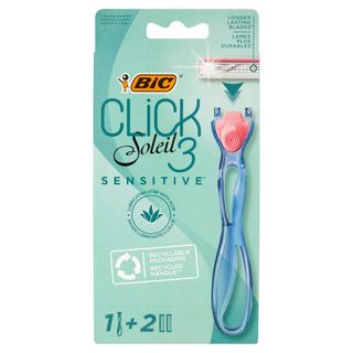 Bic Click Soleil 3 Sensitive Rasoio 3 Lame Manico + 2 Ricariche - 000442402