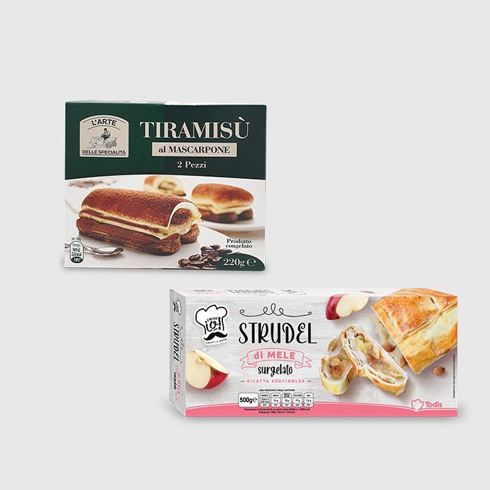 Panetteria e pasticceria surgelata