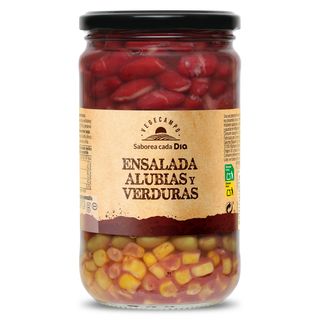 Ensalada De Alubias Y Verduras Vegecampo De Dia 370 G