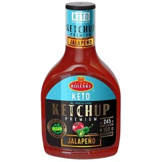 Roleski Ketchup Premium Keto jalapeno, 425 g