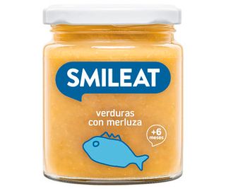 Tarrito Verd. Merluza Bio Smileat 230 Grs