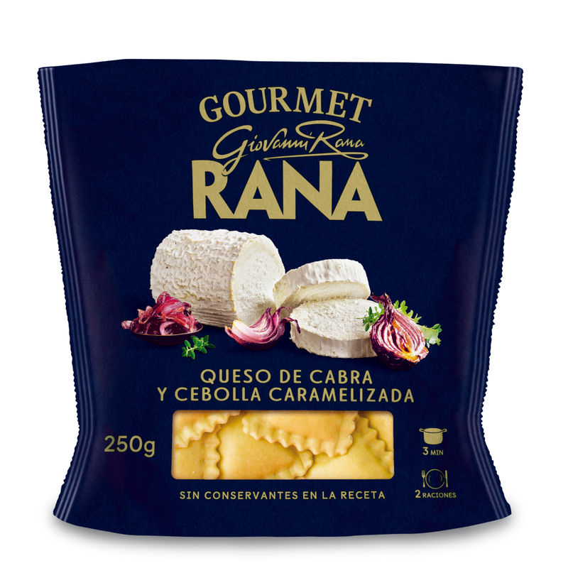 Rana Ravioli de Queijo de Cabra e Cebola Caramelizada 250g