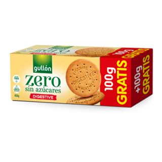 GULLON Galletas Zero S/A Digestive 300+100G Gullon