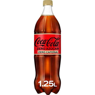 Refresco De Cola Coca Cola Zero Zero, Botella 1,25 Litros