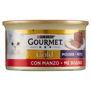 PURINA GOURMET Gold Mousse con Manzo 85 g - 80393320