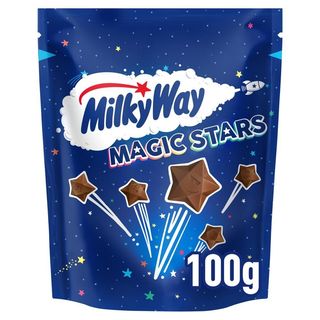 Milky Way Magic Stars Gwiazdki z puszystej mlecznej czekolady 100 g