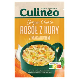 Culineo Gorąca Chwila Rosół z kury z makaronem, 11 g