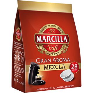 MARCILLA Café Senseo Gran Aroma Mezcla 28 Cápsulas