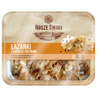 Nasze Smaki Łazanki z kapustą i grzybami, 450 g