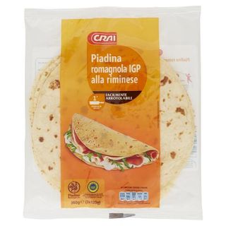 Crai Piadina romagnola IGP alla riminese 3 x 120 g
