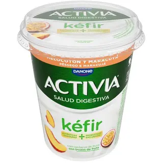 Kéfir Con Trozos De Melocotón Y Granada Activia, Tarrina 380 G (26621649)