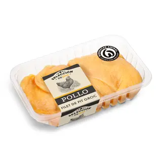 Filetes De Pechuga De Pollo Amarillo Selección De Dia 620 G Aprox.