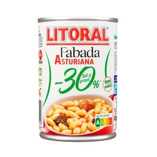 LITORAL Fabada Asturiana -30% Sal, 420G