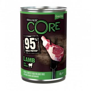 Wellness Core Cordero Con Calabaza Lata Para Perros 0.4Kg