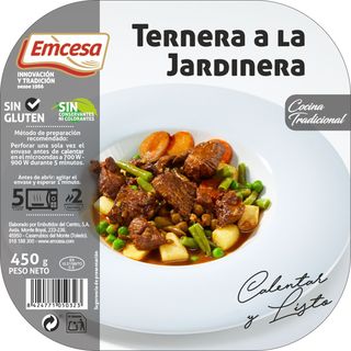 Ternera A La Jardinera, U 300 G