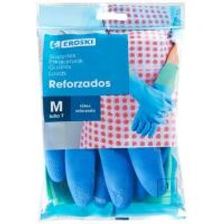 Guante reforzado talla mediana EROSKI, paquete 1 par (2651164)