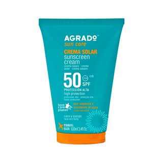 Protector Solar Agrado Spf50 Tubo Crema 100 Ml (8433295083328)