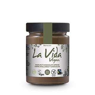 Crema Chocolate Y Avellana Vegana La Vida 270 Gr.