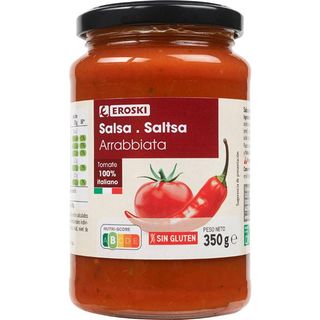 Salsa Arrabbiata Eroski, 350 G (26202796)