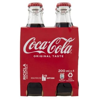 Coca-Cola Original Taste Vetro 4 X 200 Ml - 134735