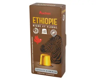 Cafe Caps Etiopia I9 Auchan 10 Ud 52 G