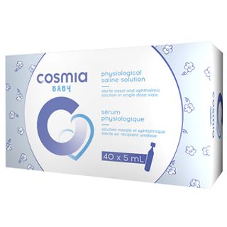 Suero Salino Fisiológico Estéril en Cómodas Cosmia Baby 40X5 Ml