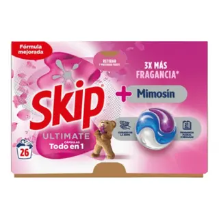 Skip Ultimate Fragancia Mimosín Cápsulas 26 Lavados