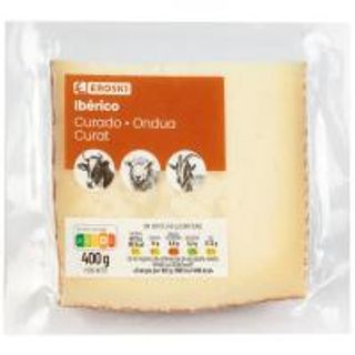 Queso Curado Mezcla Eroski Cuña 400 Gr. (6305585)