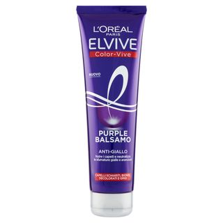 L'Oréal Paris Balsamo Antigiallo Color Vive Purple, Per Capelli Schiariti, Biondi, Grigi, 150 Ml