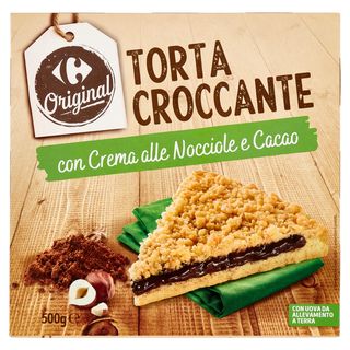 Carrefour Original Torta Croccante Con Crema Alle Nocciole E Cacao 500 G