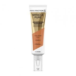 Base De Maquillaje Nº 85 Caramel Miracle Pure Foundation Max Factor 1 Ud.