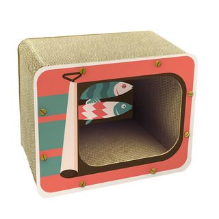 Luna&teo tiragraffi in cartone sardine 1pz