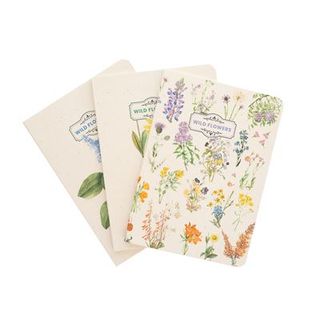 Pack De 3 Cuadernos A6 Erik Kokonote Botanical Wild Flowers (8435497277123)