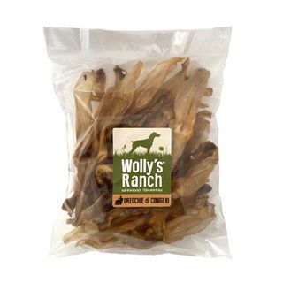 Wollys ranch cane orecchie di coniglio 32pz