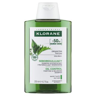 Klorane Seboregulujący szampon z pokrzywą, 200 ml